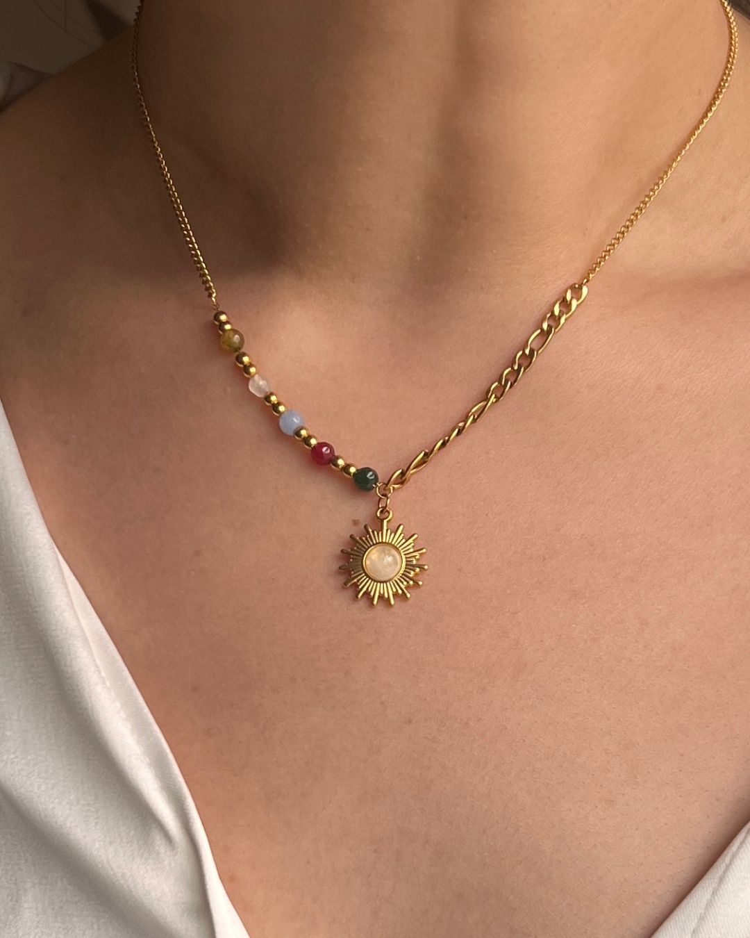 Sun Pendant Necklace